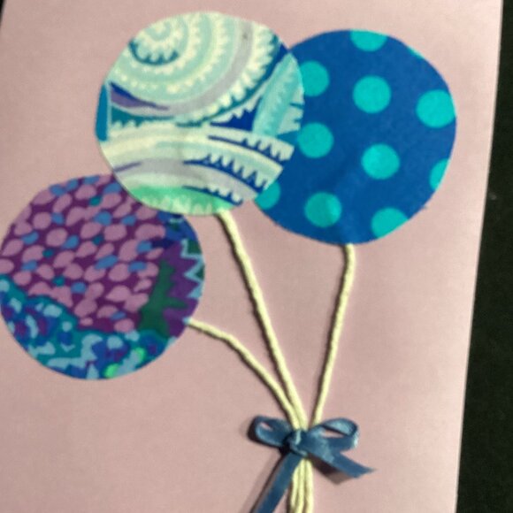 3 handmade blank cards (Kaffe Fassett) #10 - Picture 2 of 4